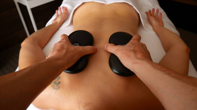 Hot Stone Body Massage Featuring Synergy Heat~Wave Stones